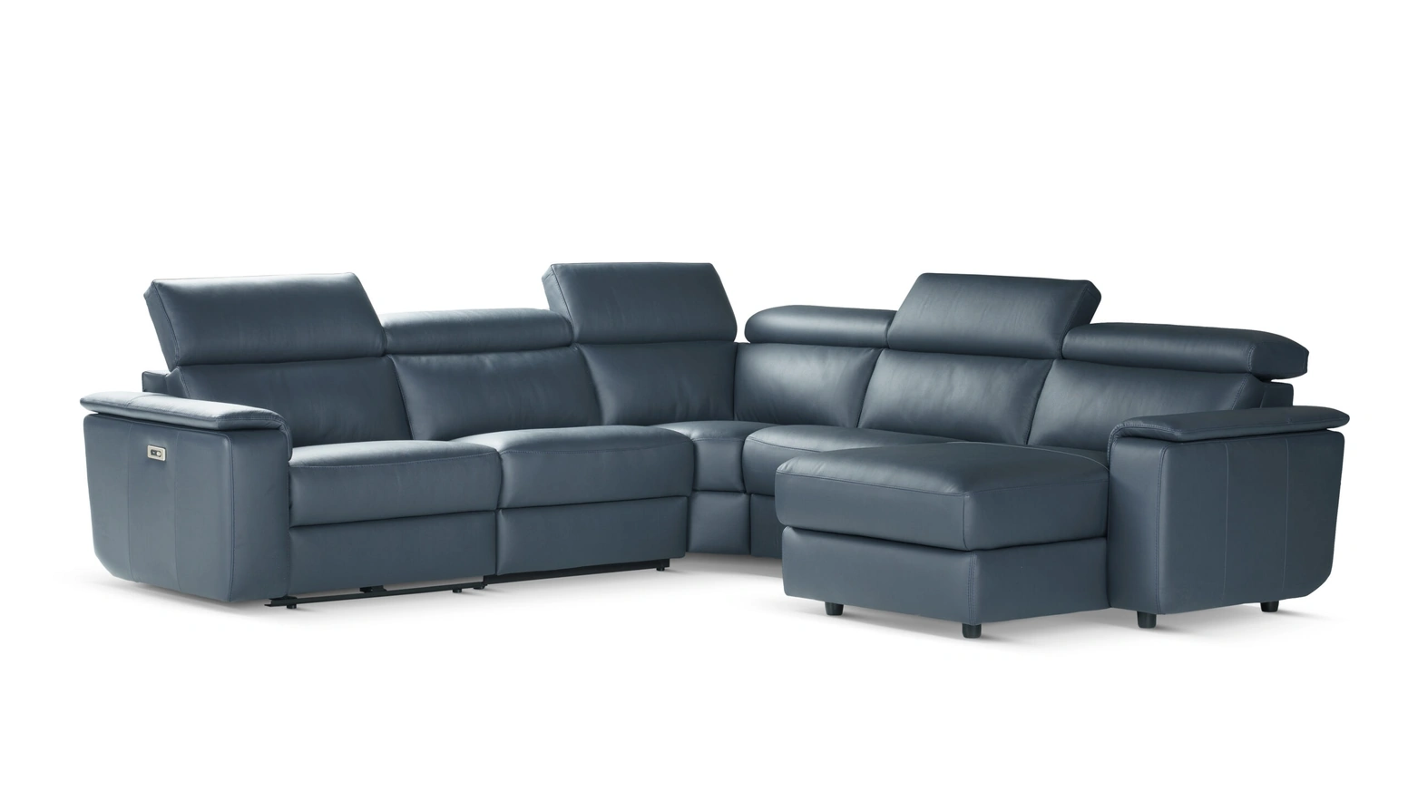 Divano relax in pelle Indiana di Nicoletti Home