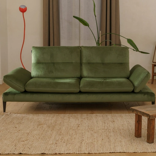 Divano lineare in tessuto Monnalisa di Nicoletti Home