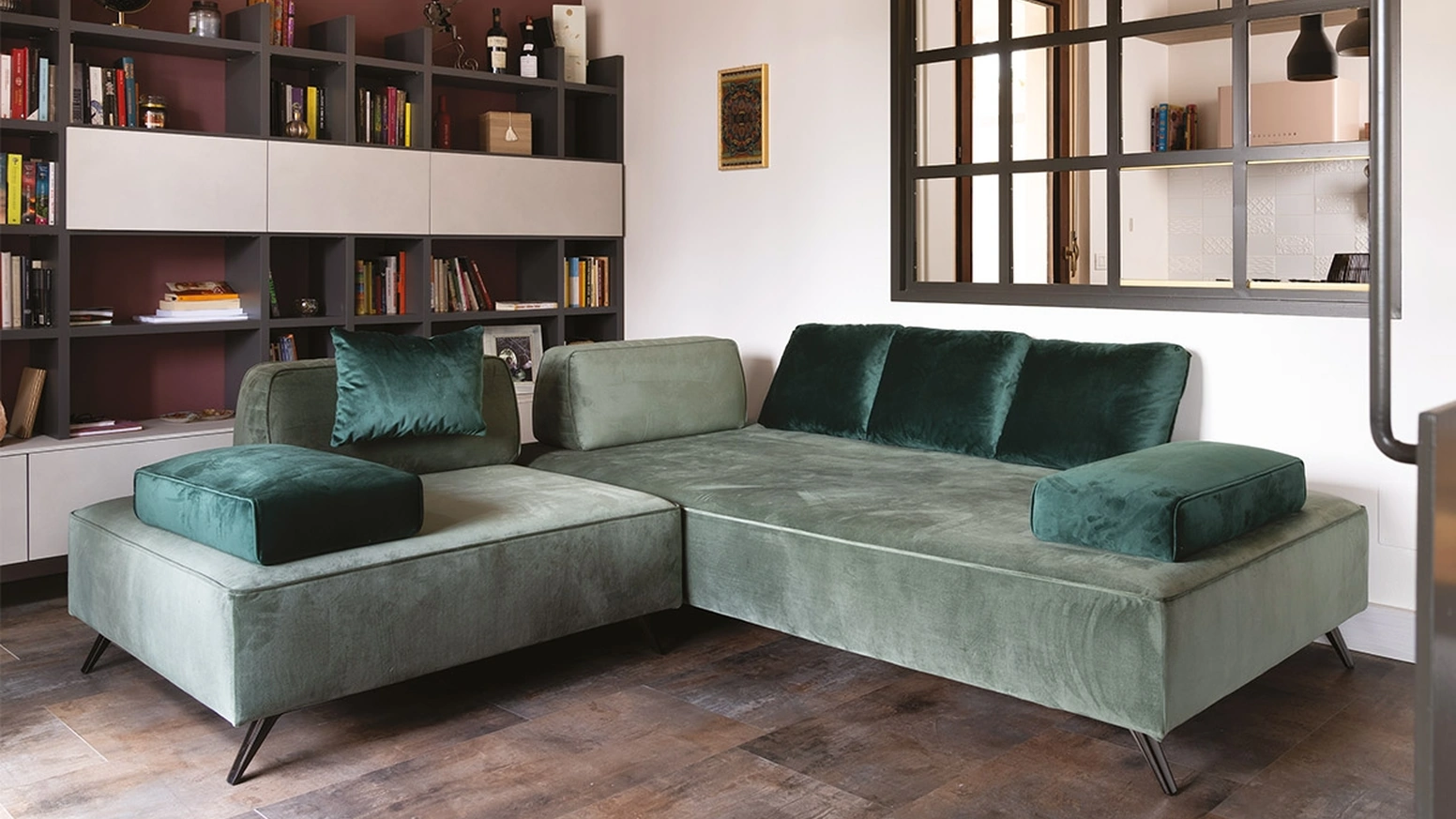 Divano ad angolo Tres di Nicoletti Home