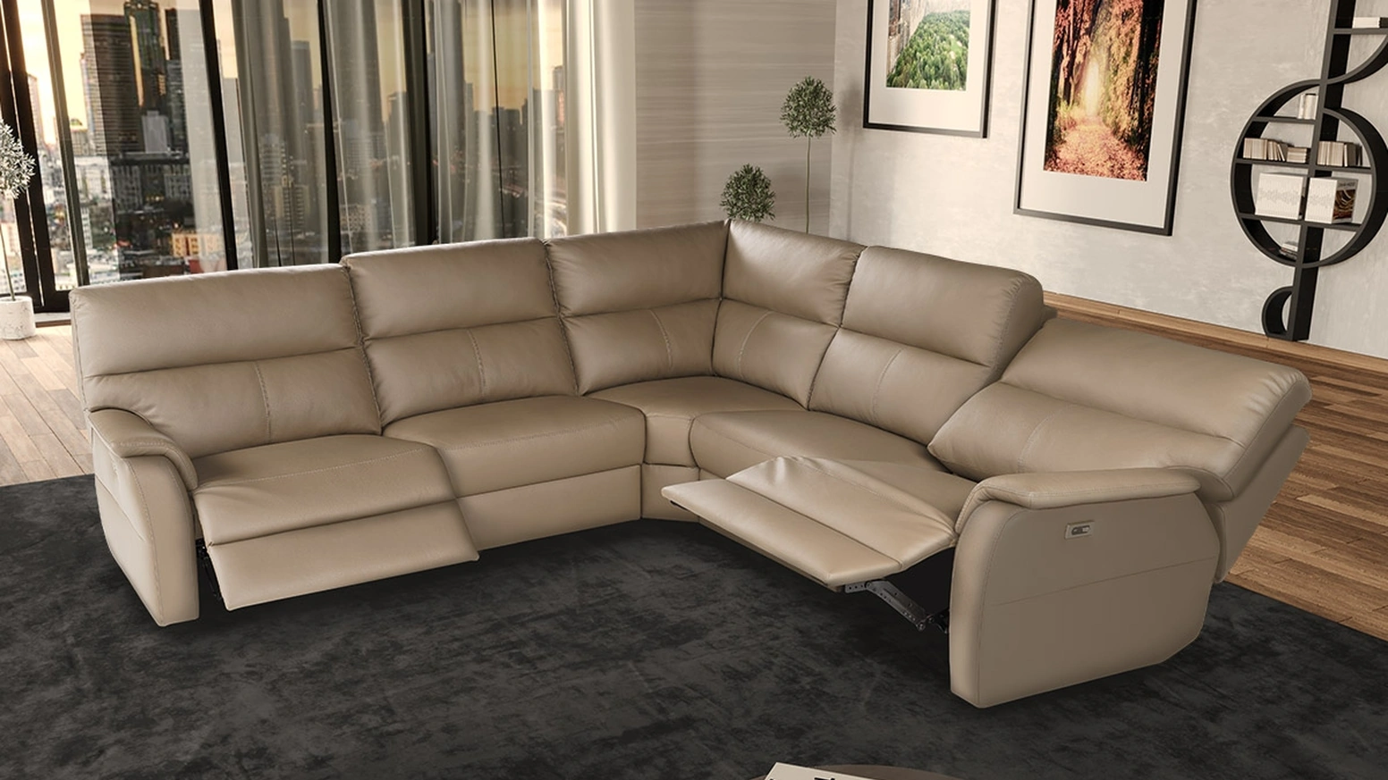 Divano relax Phoenix di Nicoletti Home