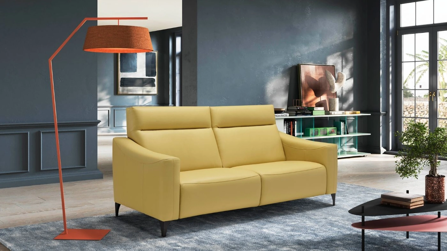 Divano relax in pelle Piper di Egoitaliano