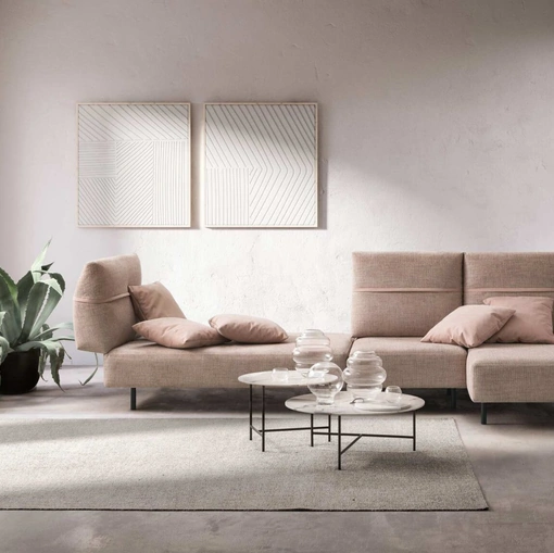 Divano con penisola Pull di Samoa