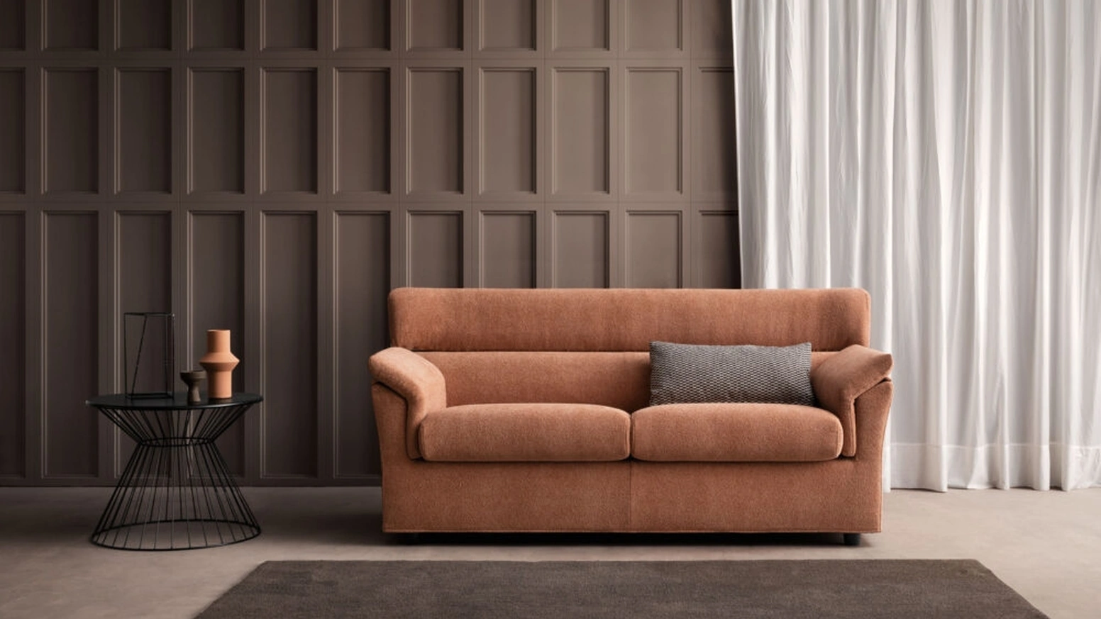 Divano lineare Quick di Samoa