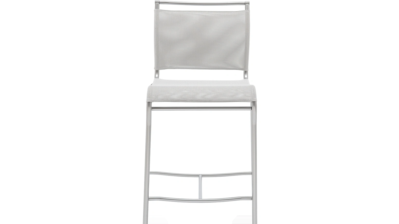 Sgabello Air in metallo e tessuto traspirante di Connubia