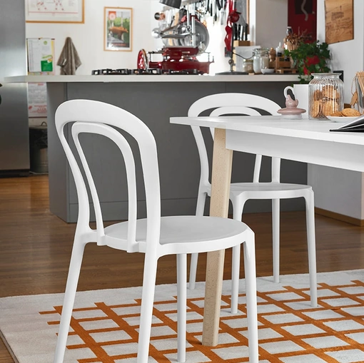 Sedia in polipropilene Caffè di Connubia