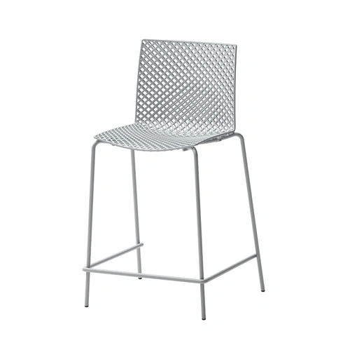 Sgabello City in tecnopolimero con struttura in metallo di Veneta Cucine