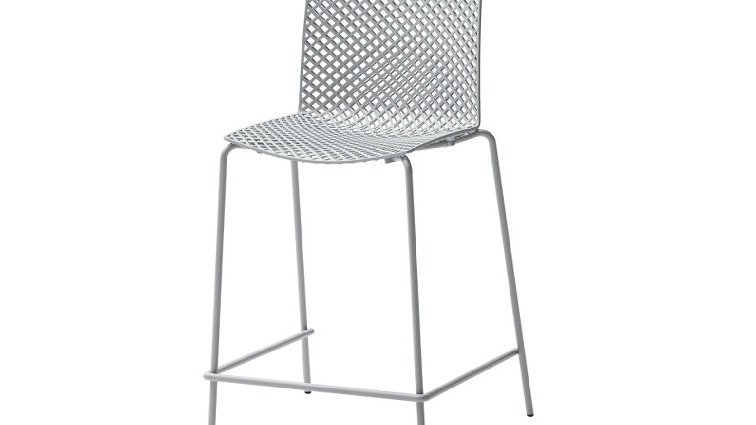 Sgabello City in tecnopolimero con struttura in metallo di Veneta Cucine