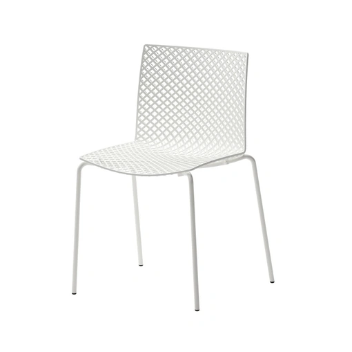 Sedia impilabile City in tecnopolimero con struttura in metallo di Veneta Cucine