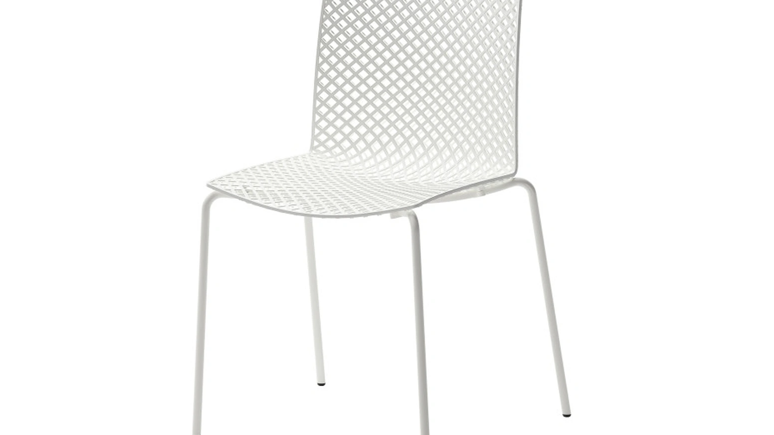 Sedia impilabile City in tecnopolimero con struttura in metallo di Veneta Cucine