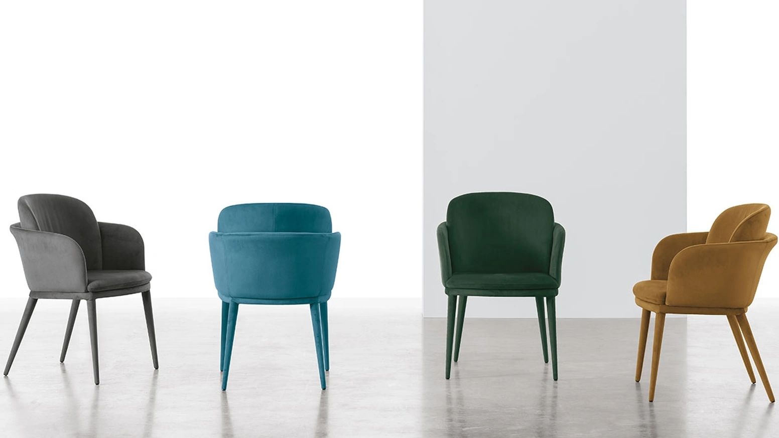 Sedia con braccioli Cleveland Poltroncina di Target Point