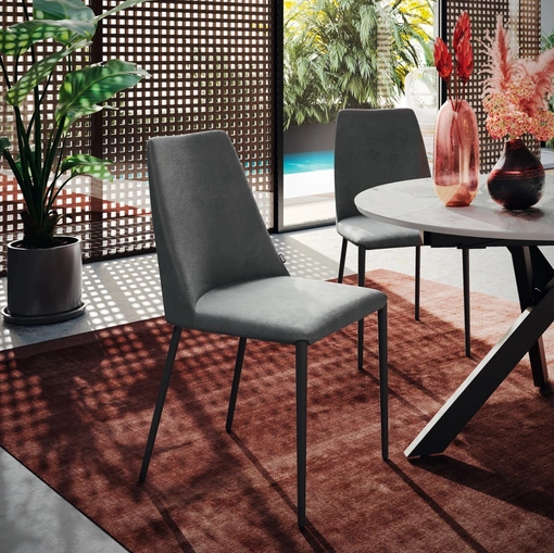 Sedia Dafne in tessuto di Scavolini