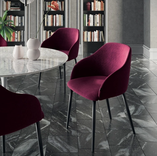 Sedia Era in tessuto di Scavolini