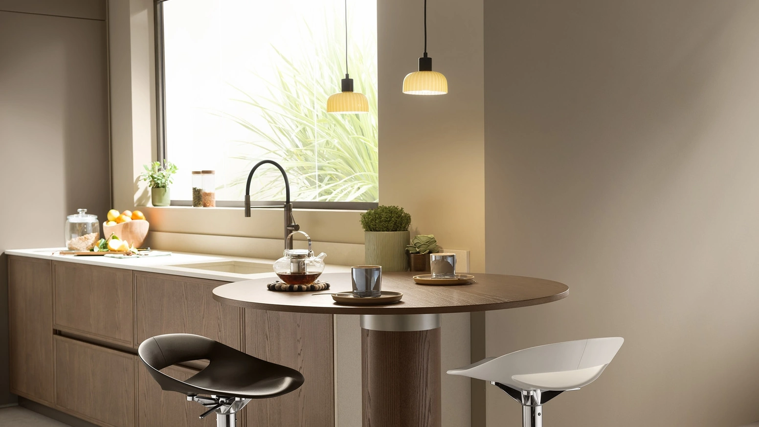 Sgabello Freesby in polipropilene di Scavolini