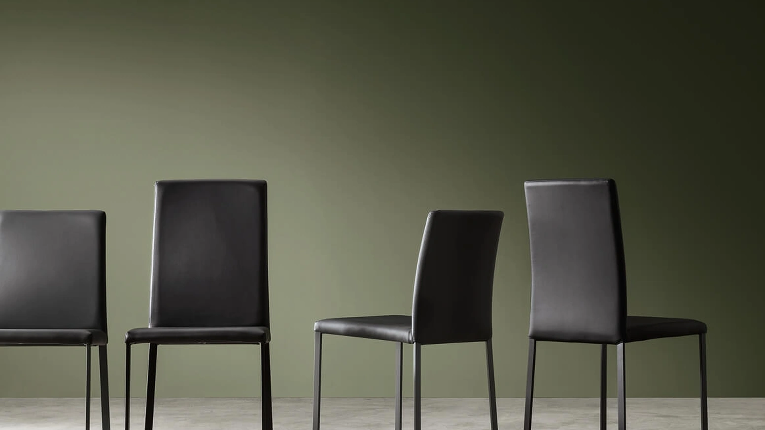 Sedia Giulia in ecopelle di Maronese