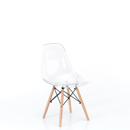 Sedia Isotta in policarbonato trasparente di Stones