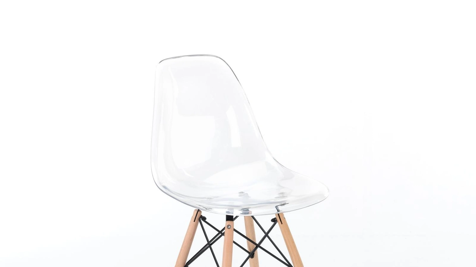 Sedia Isotta in policarbonato trasparente di Stones