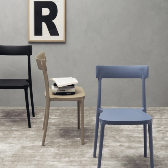 Sedia Lean in polipropilene di Scavolini