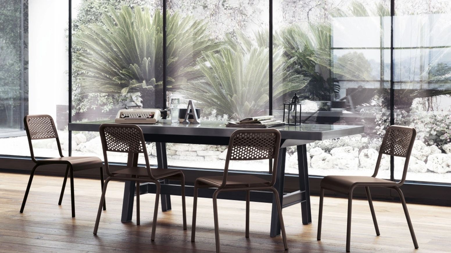 Sedia Nizza in alluminio di Scavolini