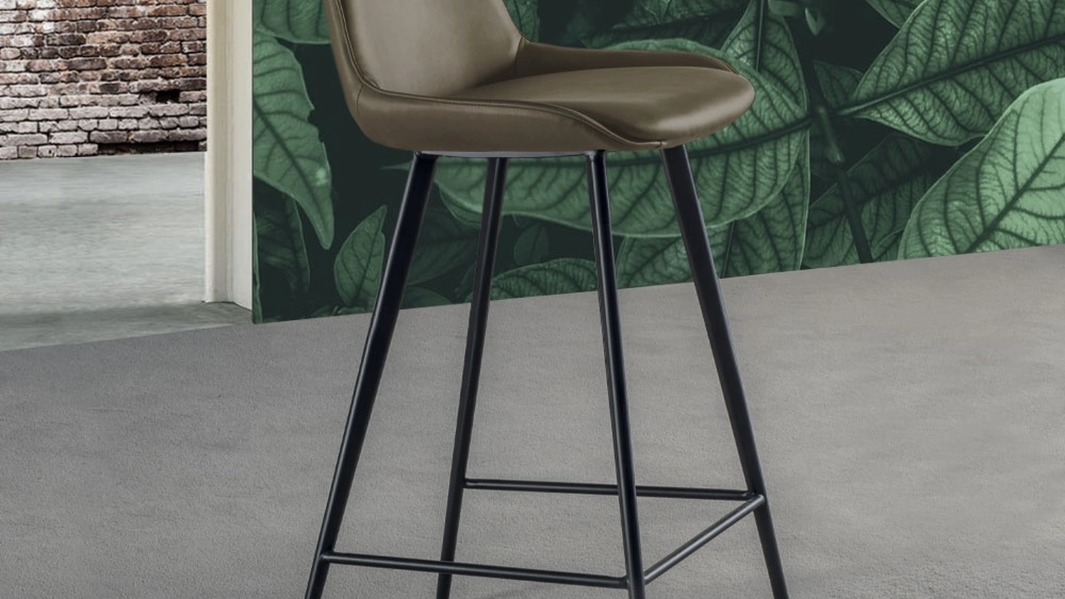 Sgabello Norway Stool 4 gambe 80 di La Seggiola