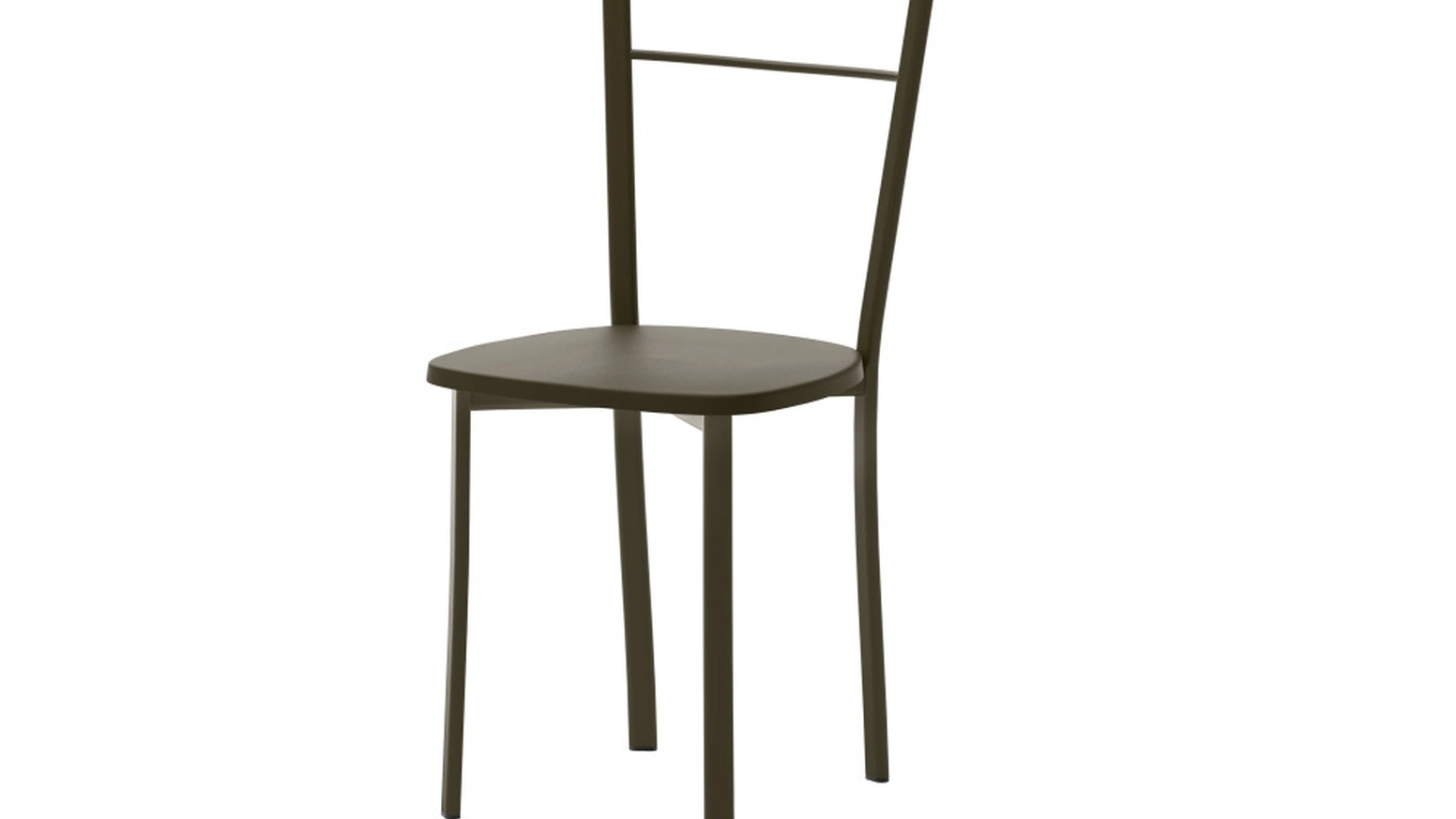 Sedia Olivia in metallo con seduta in legno di Veneta Cucine