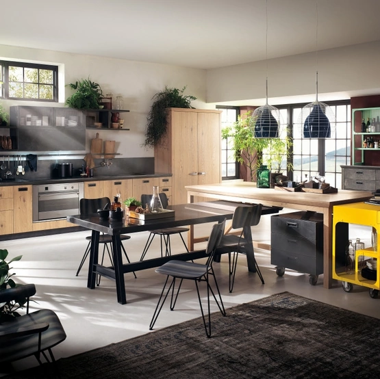 Sedia Overdyed in frassino verniciato di Scavolini