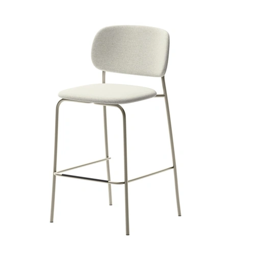 Sgabello Papillon in tessuto imbottito di Veneta Cucine