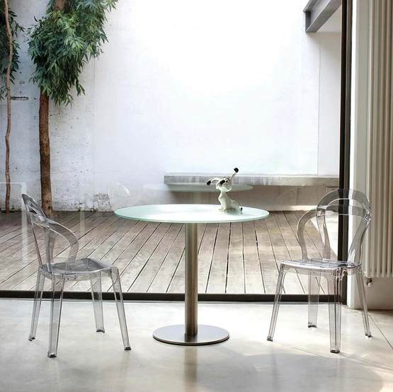 Sedia Rainbow in policarbonato trasparente di La Seggiola