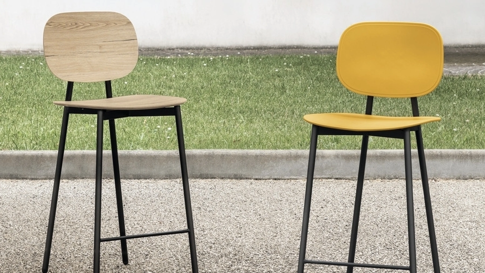 Sgabello Painter Young in polipropilene di Scavolini