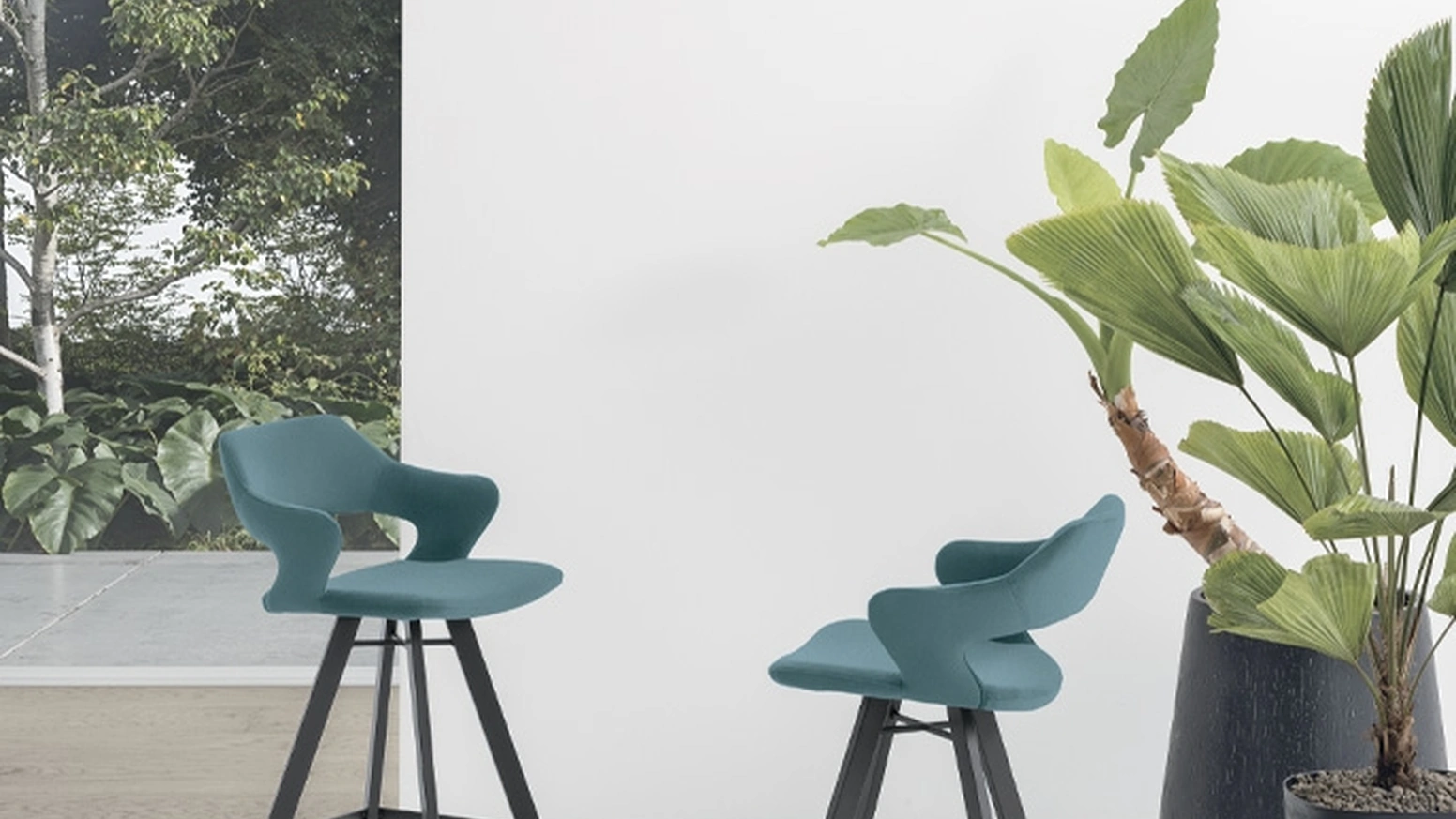 Sgabello regolabile in altezza Seattle di Target Point