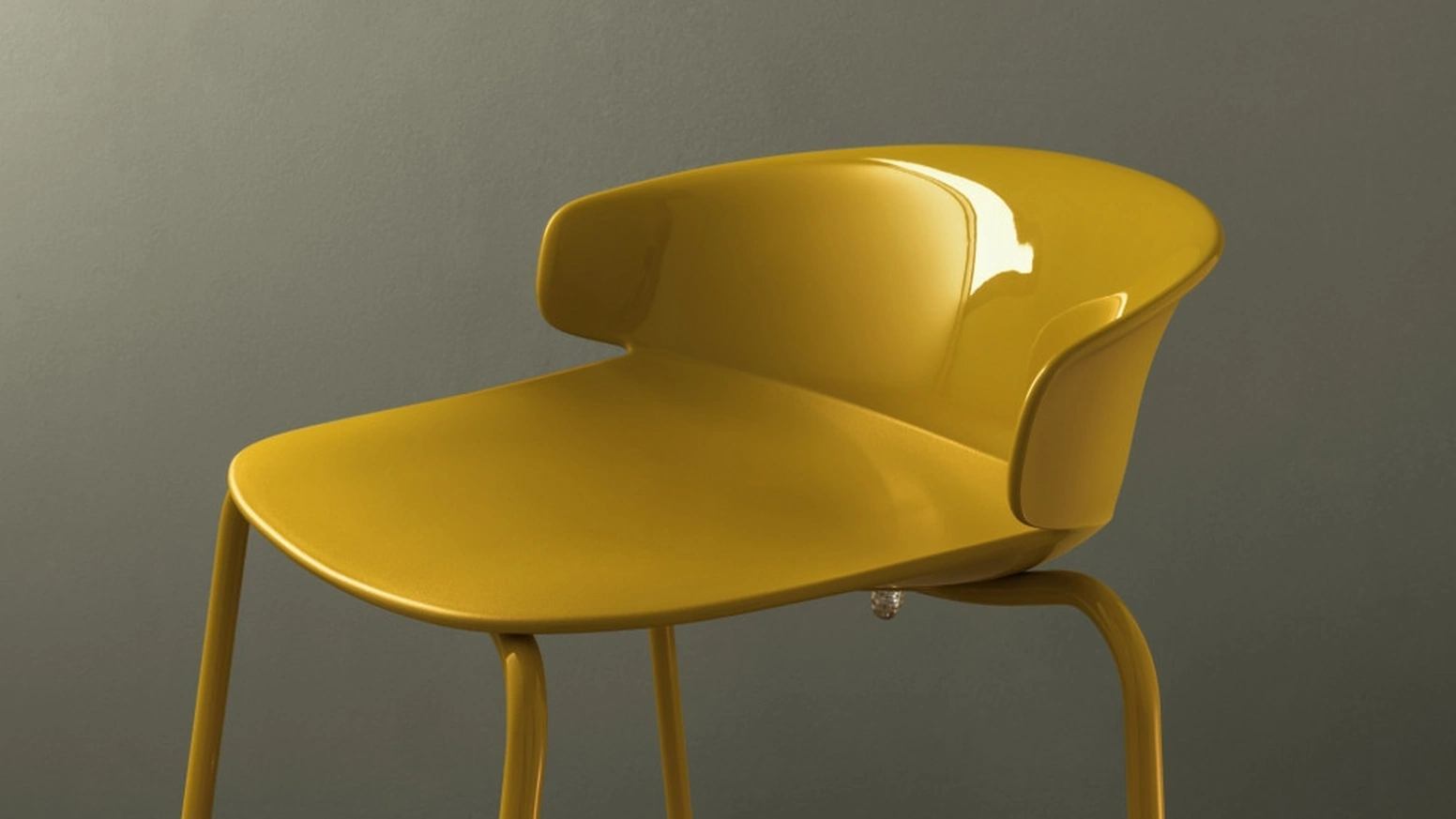 Sgabello Sixties in polipropilene di Scavolini