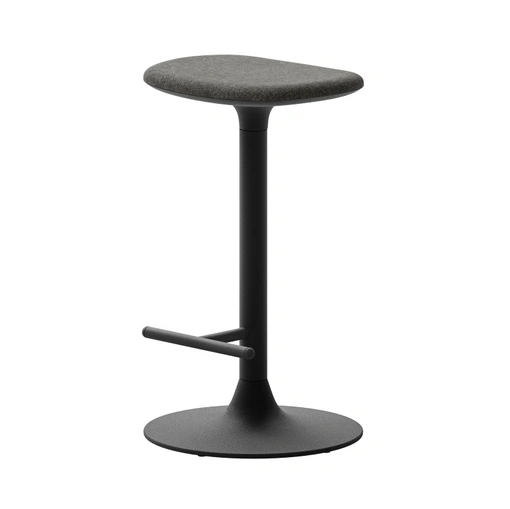 Sgabello Spool in tessuto con struttura in metallo di Veneta Cucine