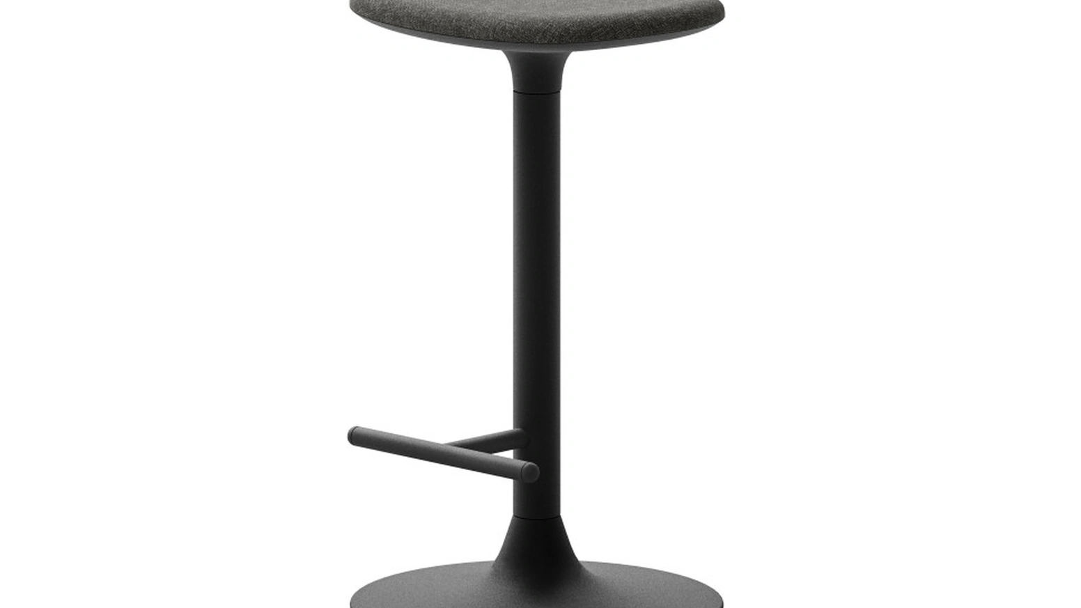 Sgabello Spool in tessuto con struttura in metallo di Veneta Cucine