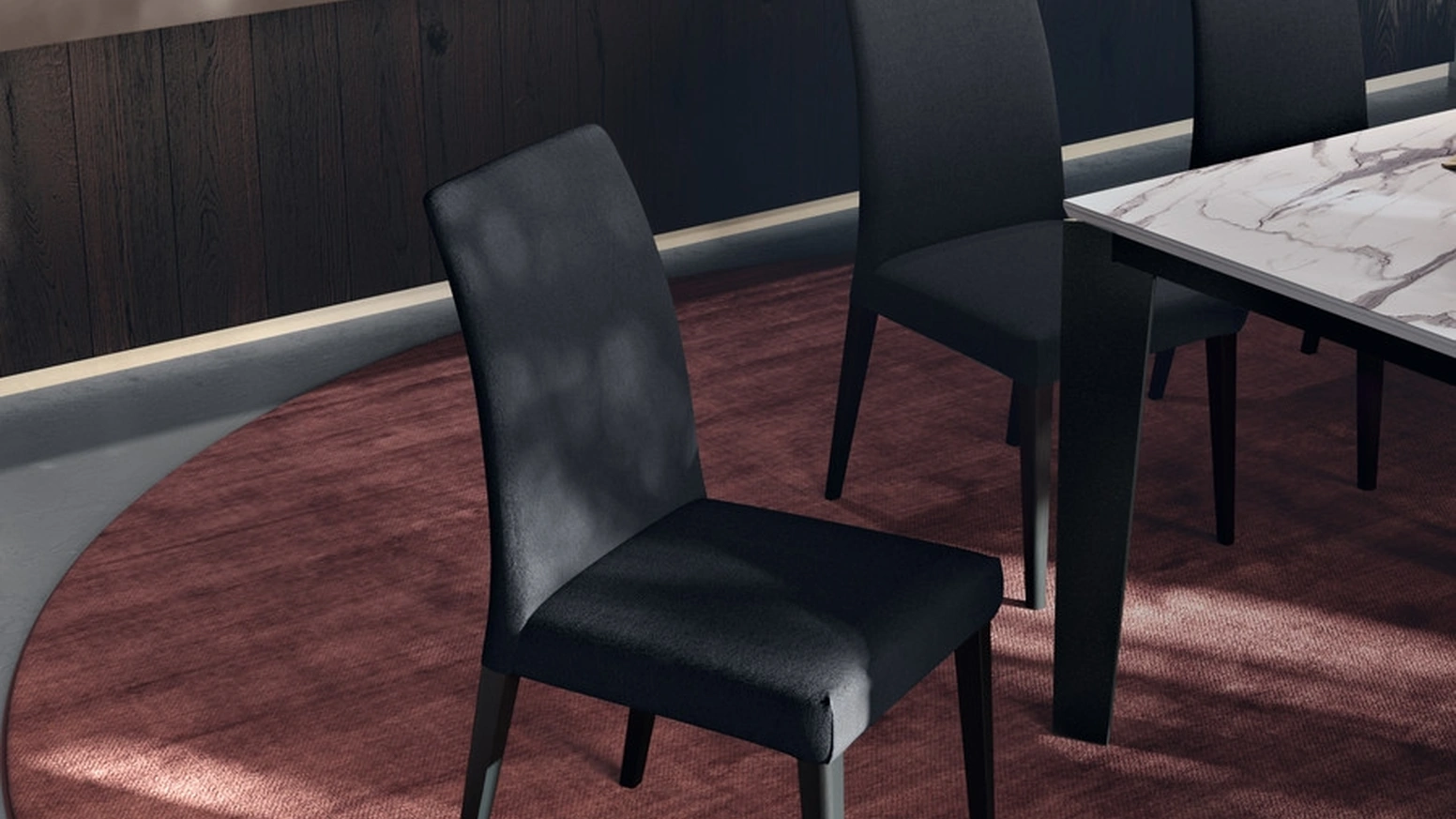 Sedia Taylor in tessuto di Scavolini