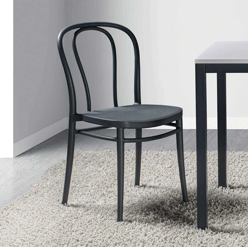 Sedia impilabile in polipropilene Vienna 2|0 di La Seggiola