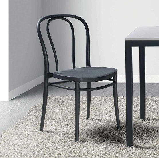 Sedia impilabile in polipropilene Vienna 2|0 di La Seggiola