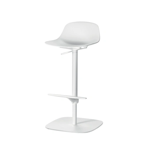 Sgabello girevole e regolabile Virgola Updown in tecnopolimero di Veneta Cucine