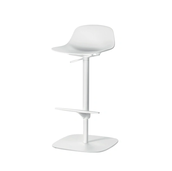 Sgabello girevole e regolabile Virgola Updown in tecnopolimero di Veneta Cucine