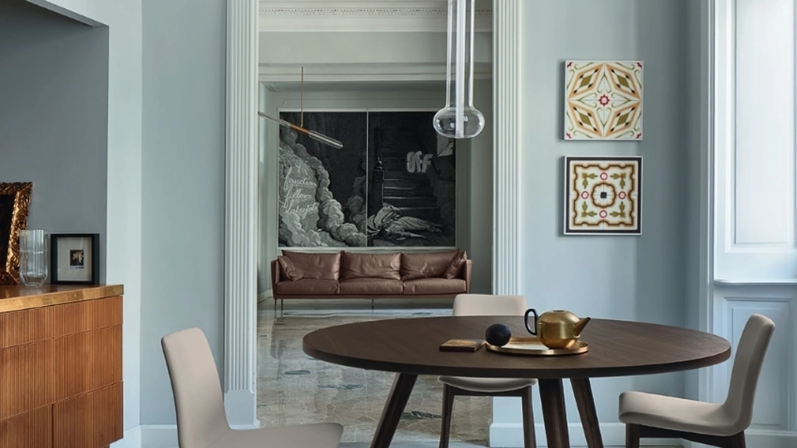 Tavolo Bistrot in Rovere Termotrattato di Sangiacomo