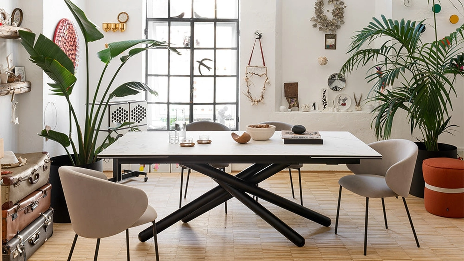 Tavolo allungabile Duel di Connubia