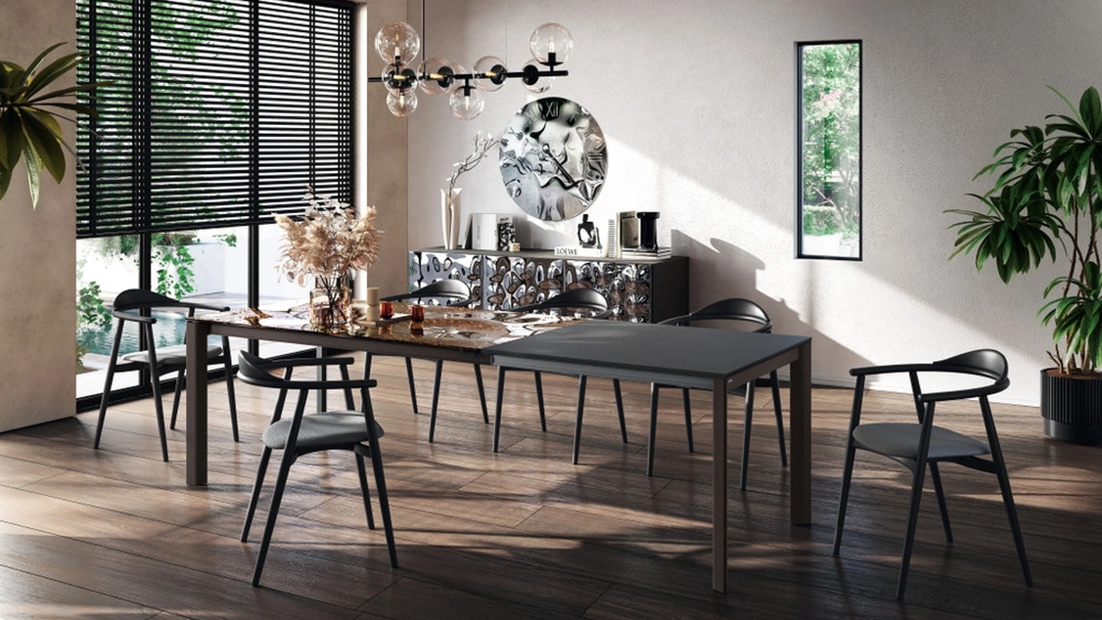 Tavolo Cosmic in gres porcellanato di Scavolini