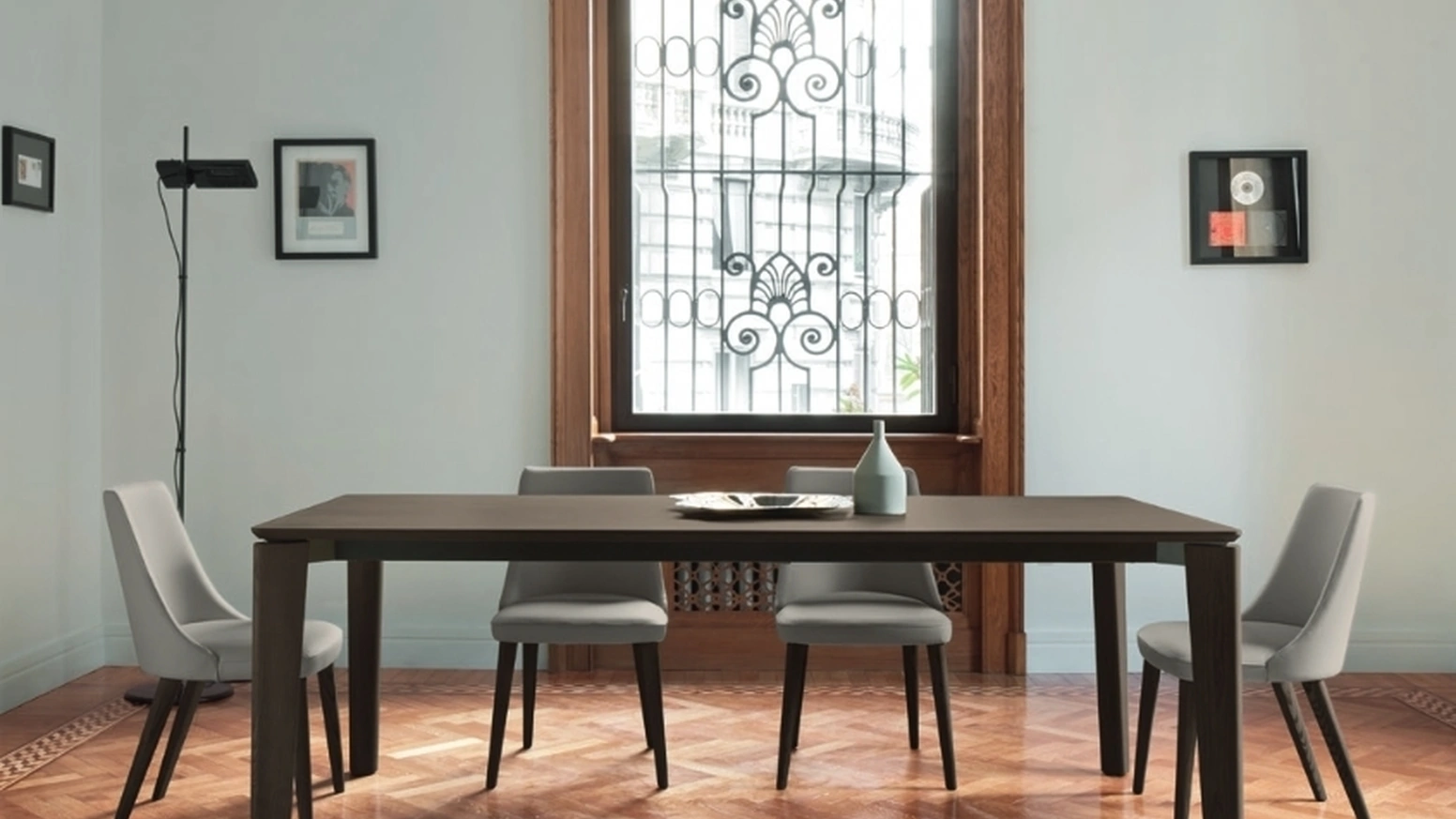 Tavolo Desco in Rovere Argilla di Sangiacomo