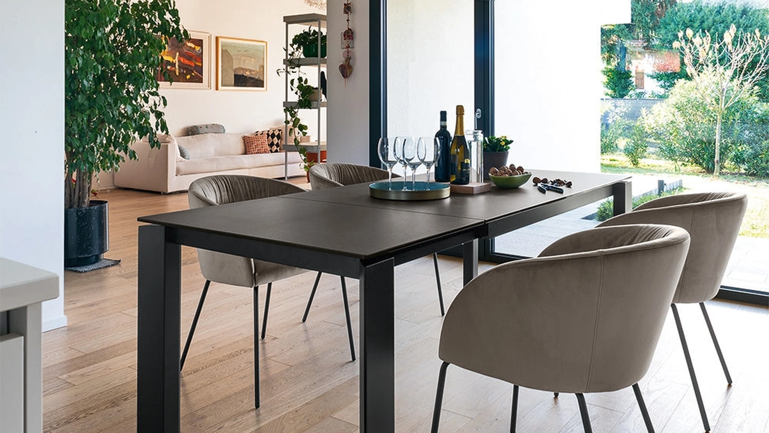 Tavolo allungabile Gate di Connubia