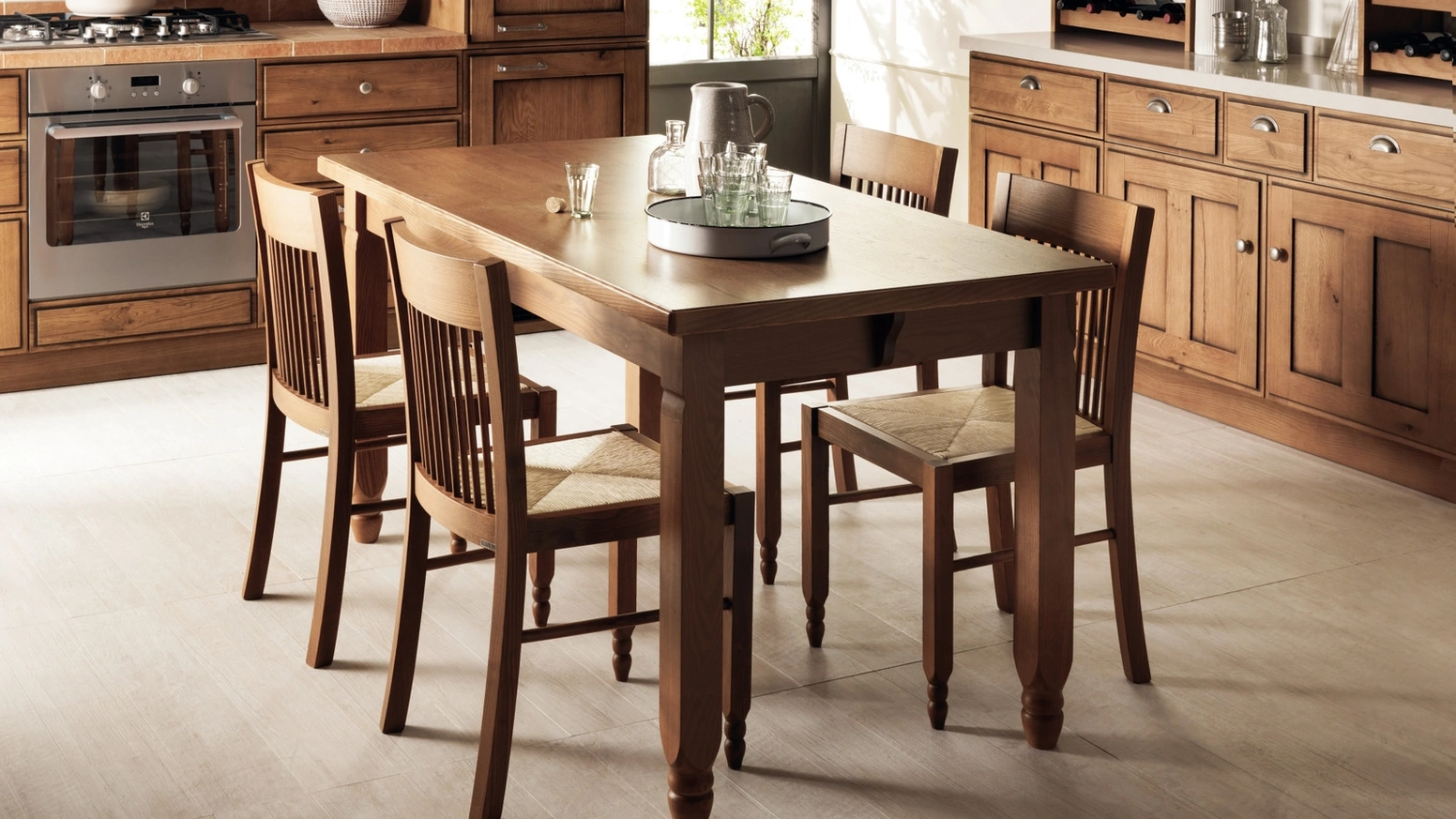 Tavolo Gea in legno di Scavolini