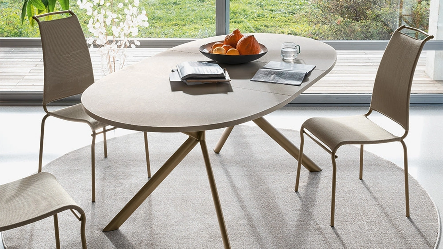 Tavolo allungabile Giove di Connubia