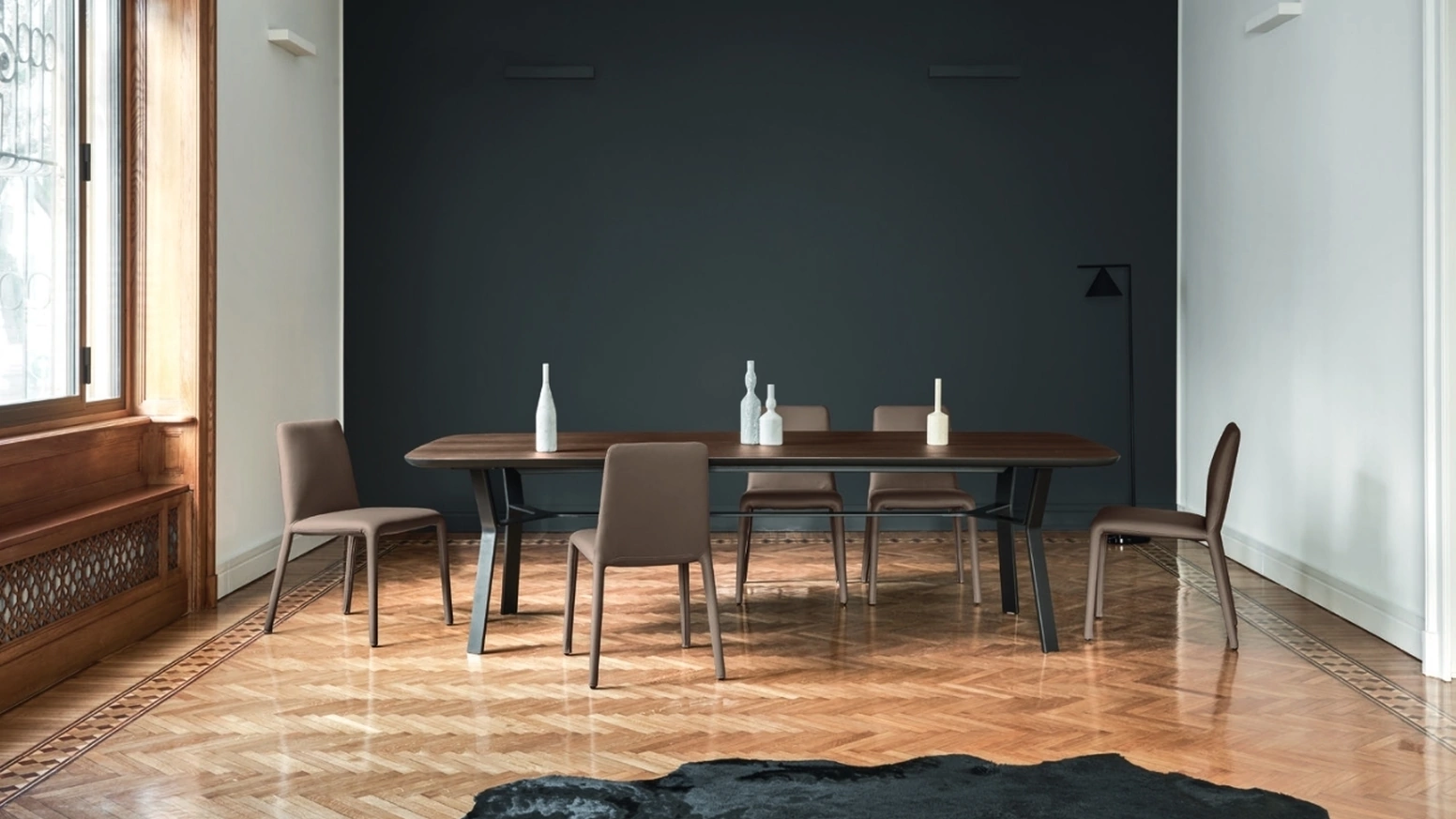 Tavolo Iron in Rovere Termotrattato di Sangiacomo