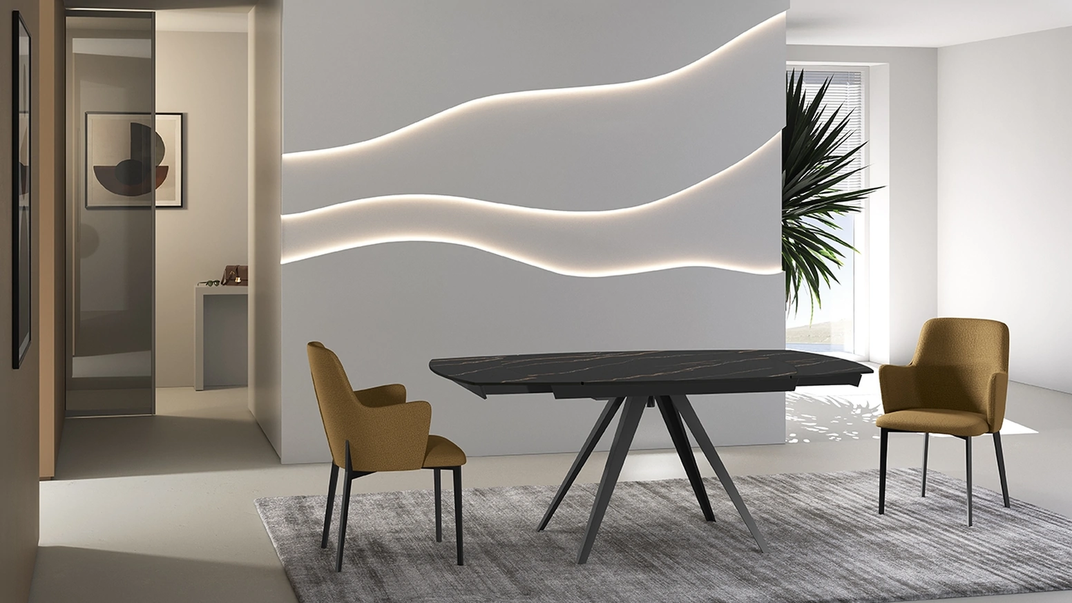 Tavolo Kyoto 120 di Stones