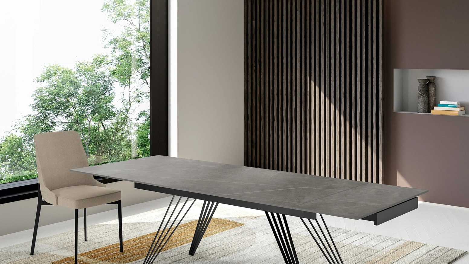 Tavolo allungabile Match 01 di Stones