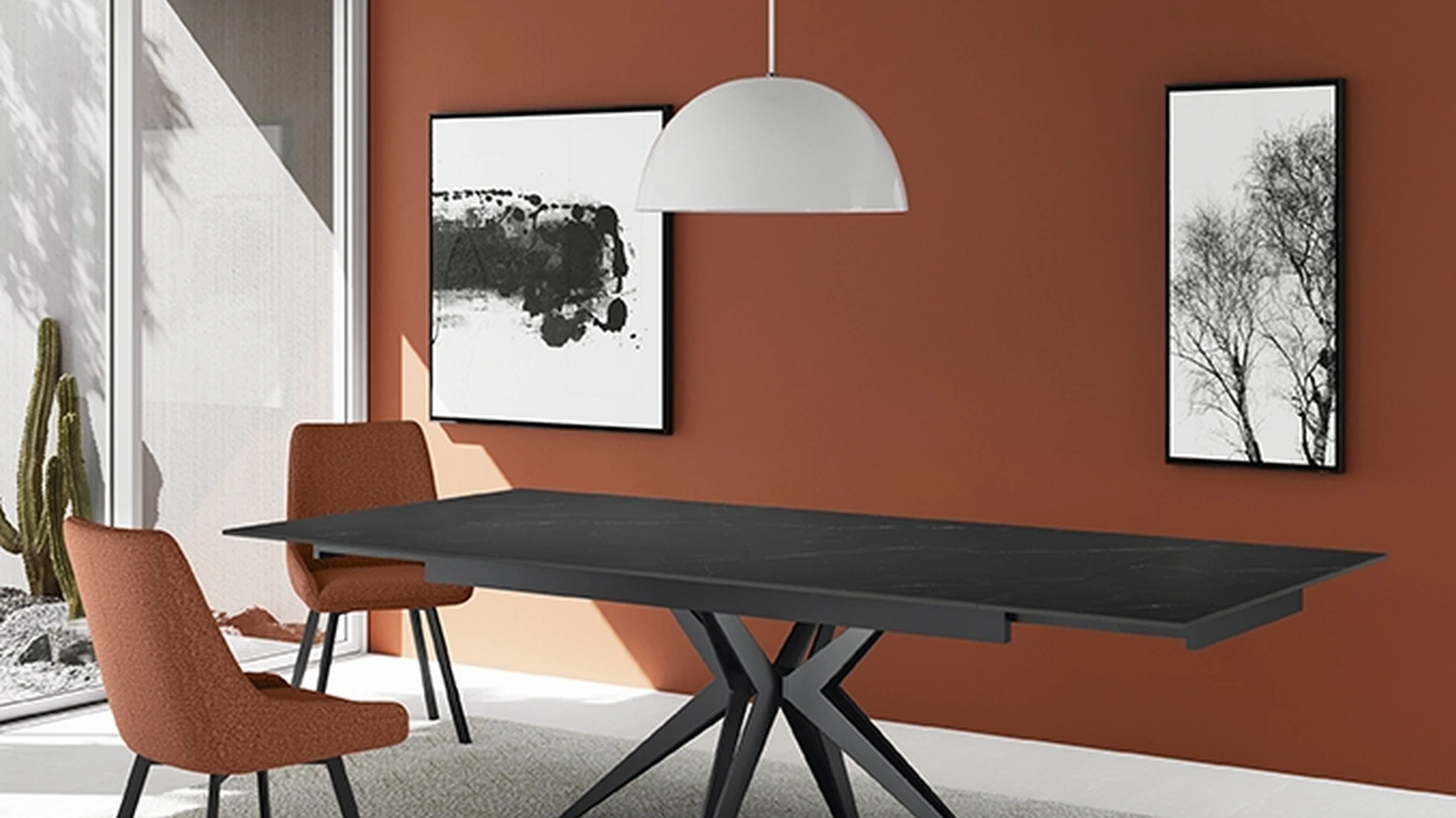 Tavolo allungabile Match 02 di Stones