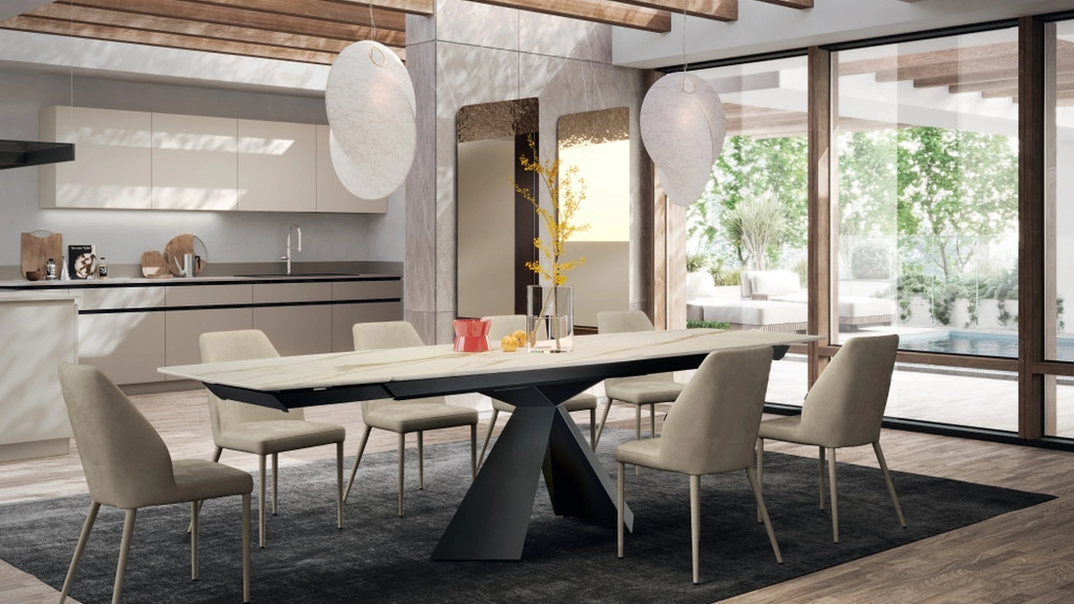 Tavolo Metropolis di Scavolini