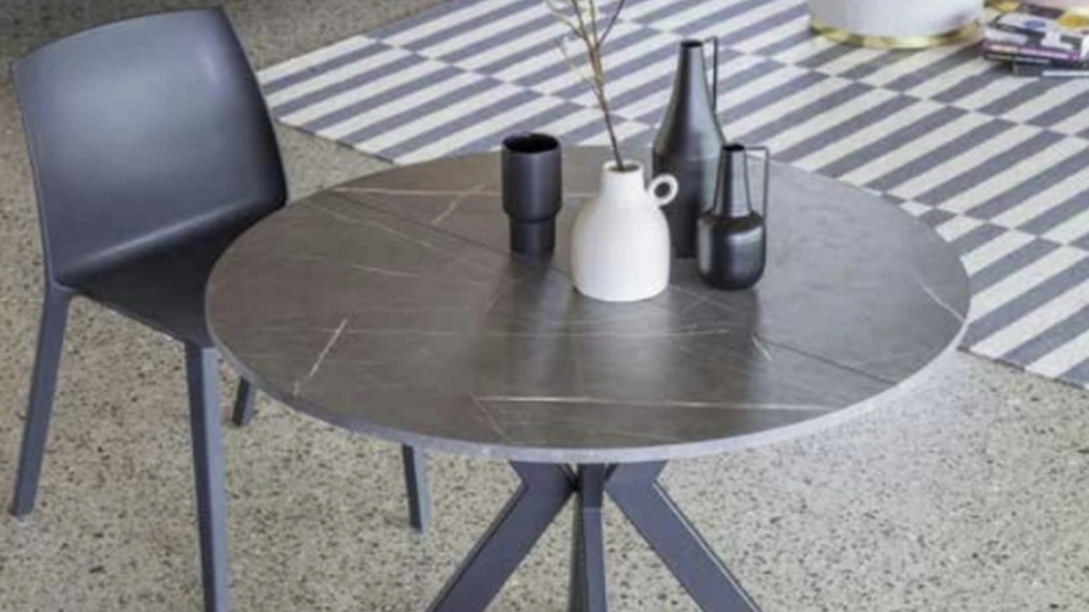 Tavolo rotondo allungabile Micro Round di La Seggiola